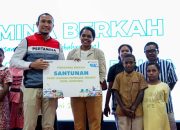 Pertamina Berkah Salurkan Santunan untuk 5 Panti Asuhan di Jayapura