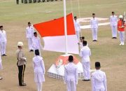 ​Formasi Tomang Paskibraka Pukau Peserta Upacara HUT ke-81 RI di Fakfak