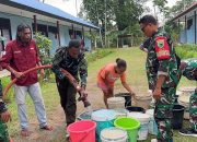 Kodim 1801Salurkan Air Bersih