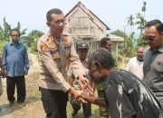 Kapolres Fakfak Wujudkan Komitmen Bantu Pembangunan Gereja di Kampung Waserat