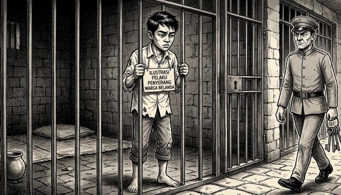 Mabuk, Ayunkan Kayu ke Turis Belanda, Pemuda 21 Tahun Diciduk Polisi